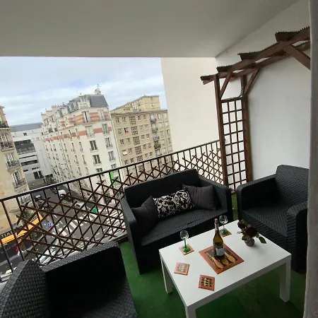 Special Jo Avec Terrasse Vue Top Tour Eiffel Paris